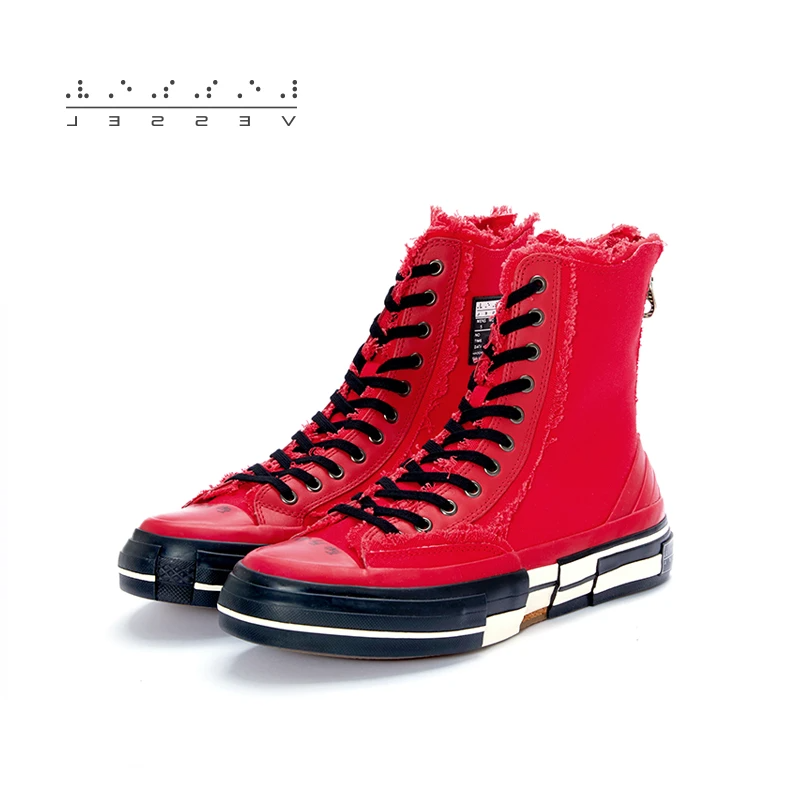 Giày Xvessel G.O.P. Highs for Yohji Yamamoto Red FN-E04-063-1 - Ảnh 4