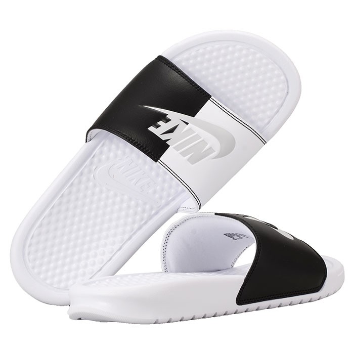 Dép Nike Benassi JDI LTD 'Black White Silver' 343881-104 - Ảnh 4