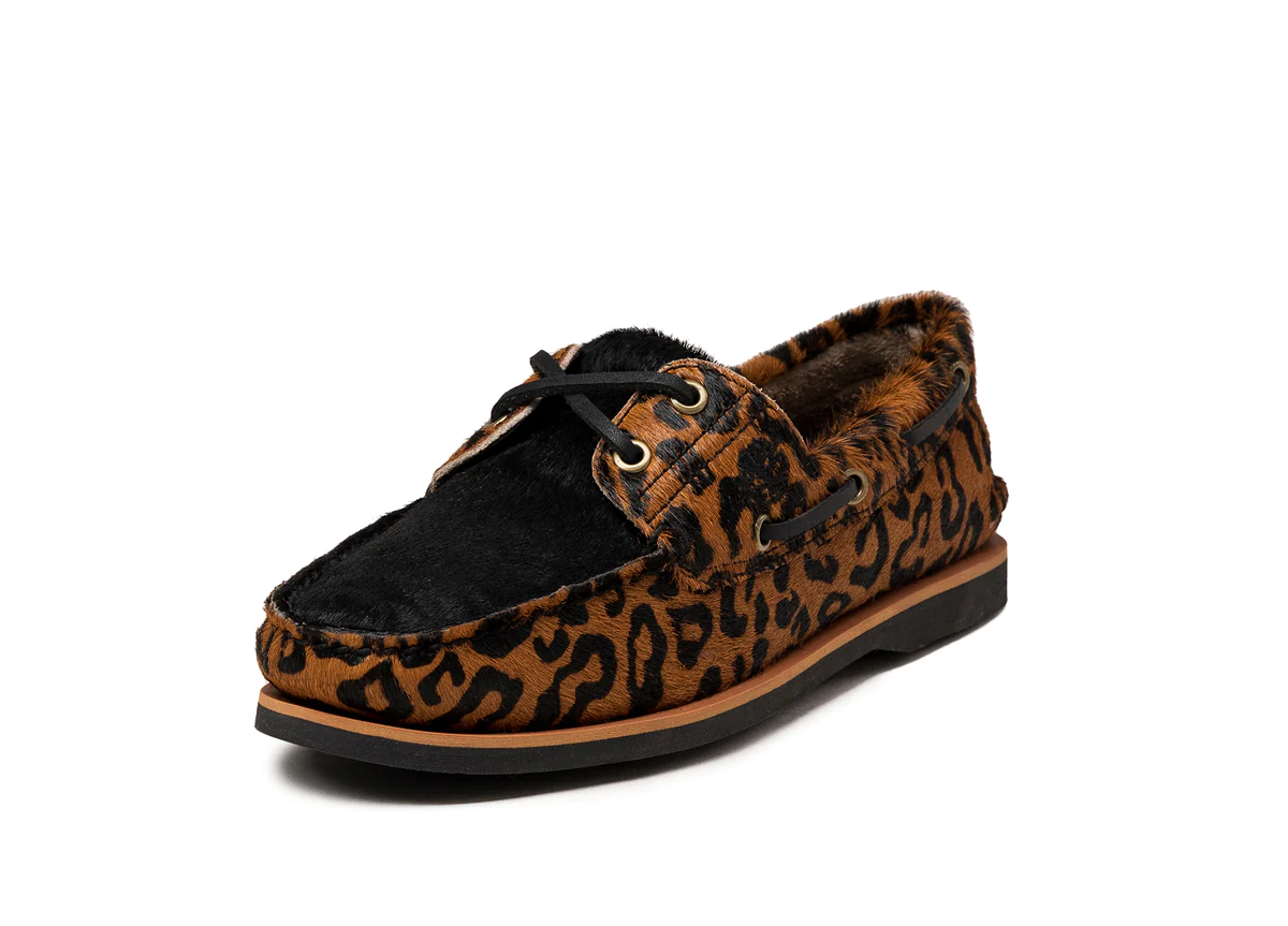 Giay Timberland Classic Boat 2 Eye 'Wacko Maria Brown Leopard' A5YYB