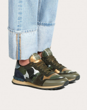 Alternative view of Giày Valentino Rockrunner 'Camo Black Green'  RY0S0723-IVN-WG0