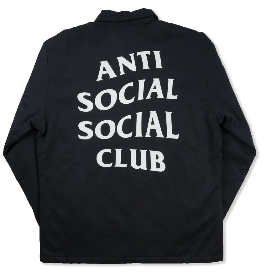Alternative view of Áo ASSC Anti Social Social Club Jacket Black