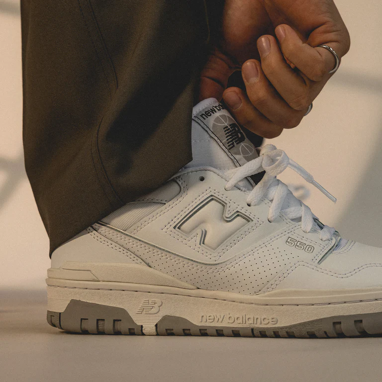 Giày New Balance 550 'White Grey' BB550PB1 - Ảnh 4