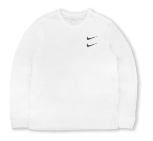 Áo Nike Double Swoosh Longsleeve White