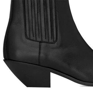 Giày Saint Laurent West Chelse Boots In Smooth Leather 549214CY5001000 - Ảnh 4