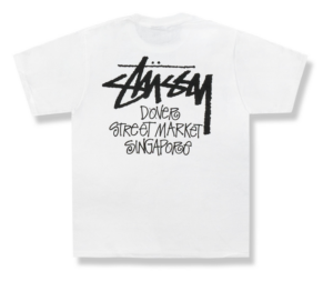 Alternative view of Áo Stussy Stock DSM Singapore Tee White