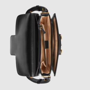 Alternative view of Túi Gucci Horsebit 1955 Shoulder Black Leather 602204-1DB0G-1000