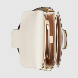 Alternative view of Túi Gucci Horsebit 1955 Shoulder White Leather ‎602204-1DB0G-9022