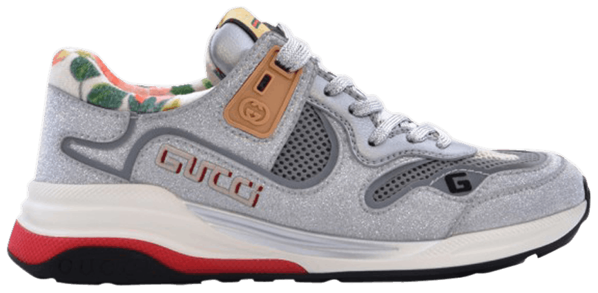 Giày Gucci Wmns Ultrapace 'Silver Red' 602228-HW910-8161