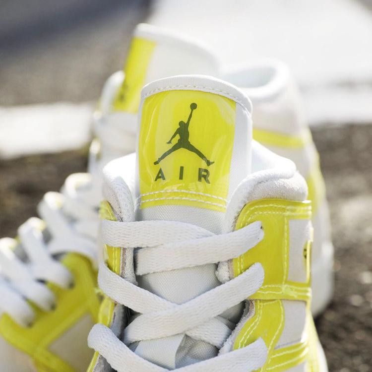 Giày Nike Wmns Air Jordan 1 Mid LX 'Off White Opti Yellow' DA5552-107 - Ảnh 5