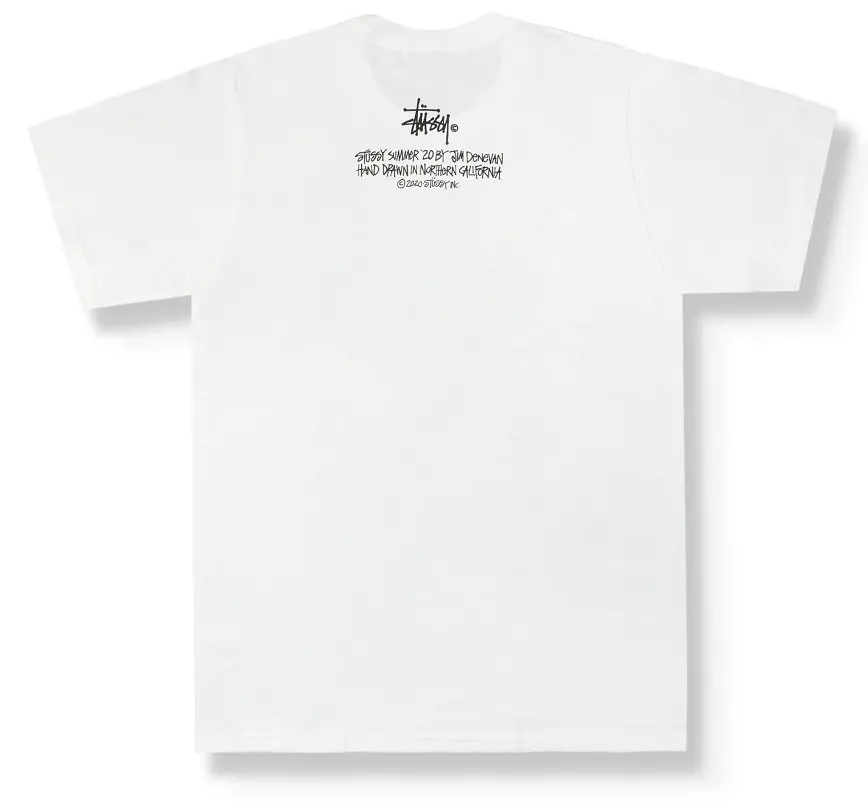 Alternative view of Áo Stussy Here Today Gone Tomorrow Tee White