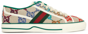 Giay Gucci GG Tennis 'BeigeGray' 606111-UFT30-8466