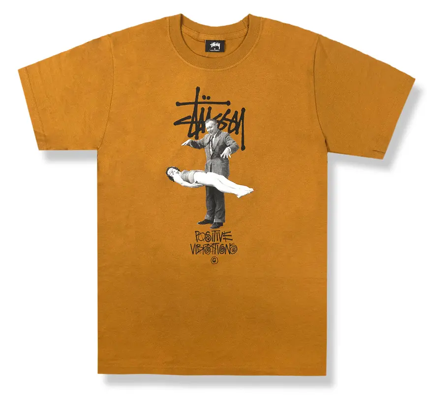 Áo Stussy Levitate Tee Caramel