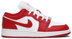 Giày Nike Air Jordan 1 Low Gym Red White (GS) 553560-611