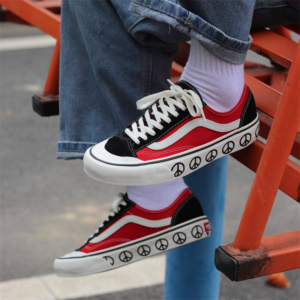 Alternative view of Giày Vans Style 36 Decon SF 'Black Red' VN0A3MVL222