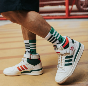 Alternative view of Giày Adidas Forum 84 High Collegiate Green Red GX9055