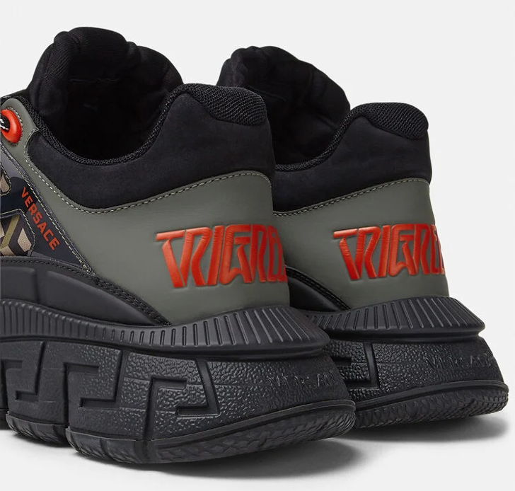 Giày Versace Trigreca Trainers 'Red Black' DSU8094-1A01760-6K260 - Ảnh 3