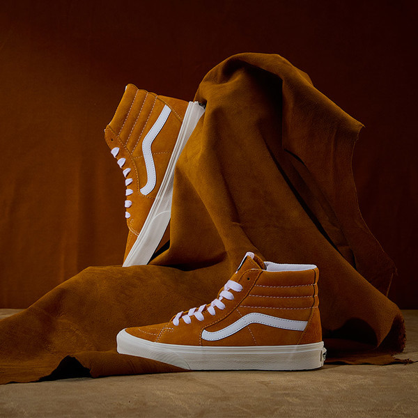 Giày Vans SK8-Hi Skate Orange Suede VN0A4U3C2O3 - Ảnh 2
