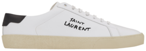 Giày Saint Laurent Court Classic SL06 'Optic White Black' 610649-08G10-9061
