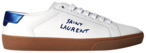 Giày Saint Laurent Court Classic SL 06 Low 'White Pearl Blue' 610649-0ZS70-9587
