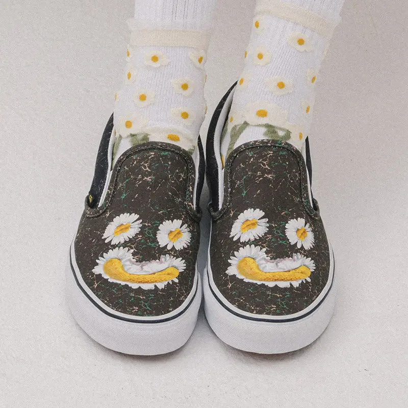 Giày Vans Slip On Flower Wedding Face VN0A33TB9FV - Ảnh 5