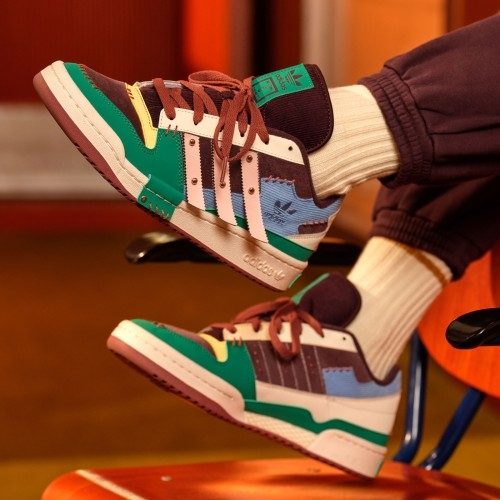 Giày Adidas Forum Low x Melting Sadness 'Night Burgundy' GW8724 - Ảnh 2