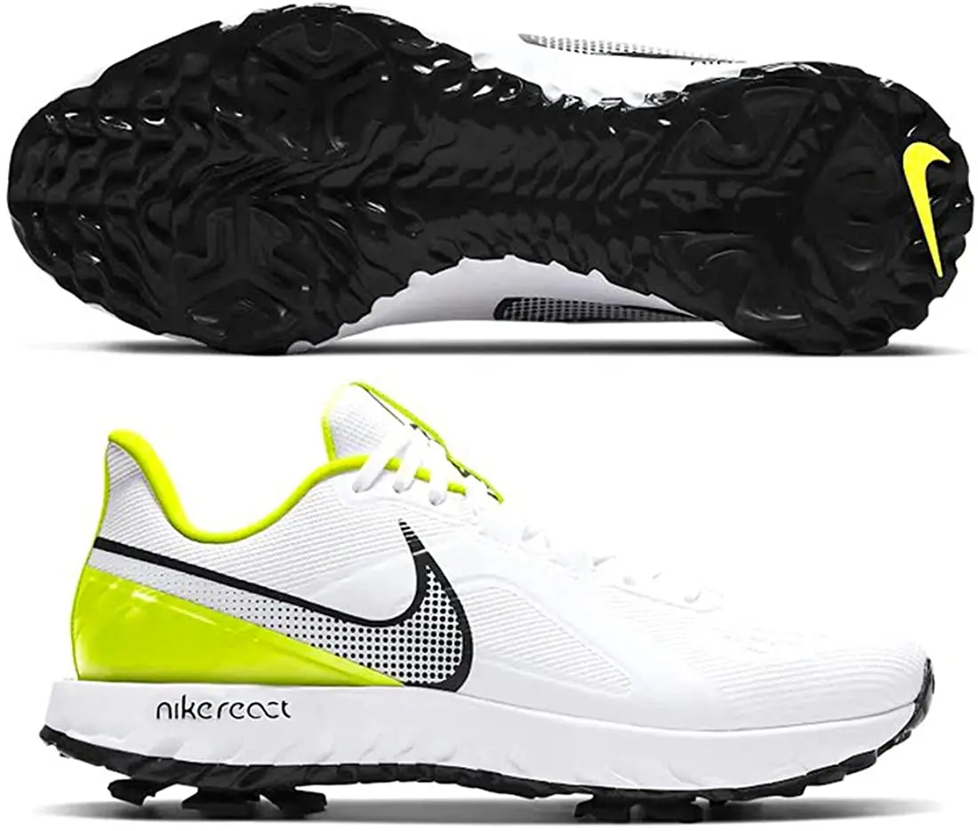 Alternative view of Giày Golf Nike React Infinity Pro 'White Lemon Venom' CT6620-103