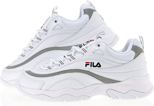Alternative view of Giày Fila Ray Tapey Tape White Grey FS1SIB1171X-WWT