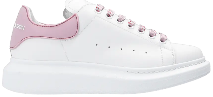 Giày Alexander McQueen Wmns Oversized Sneaker 'White Pink' 621056-WHXMT-9377