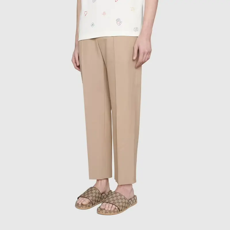 Alternative view of Dép Gucci Beige & Brown-GG Canvas Slides 624695-H6320-9763