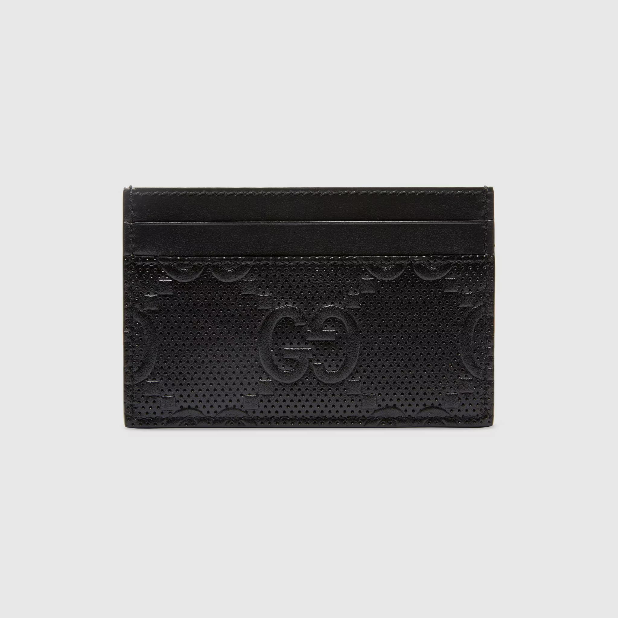 Vi Gucci GG Embossed Card Case 'Black' 625564-1W3AN-1000