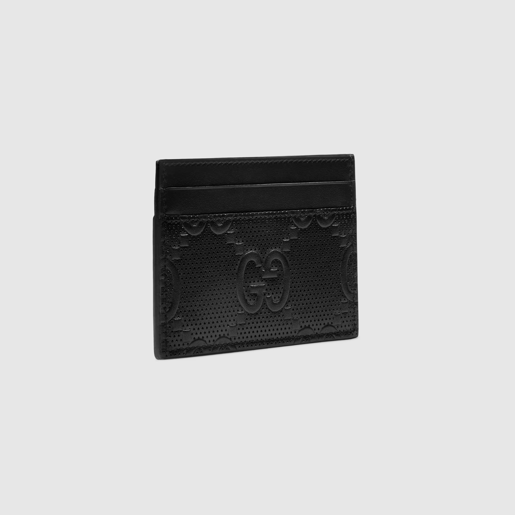 Vi Gucci GG Embossed Card Case 'Black' 625564-1W3AN-1000