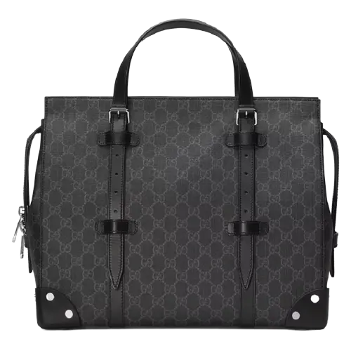 Tui Gucci GG Tote 'Grey Black GG' 626356-HUHFN-1000
