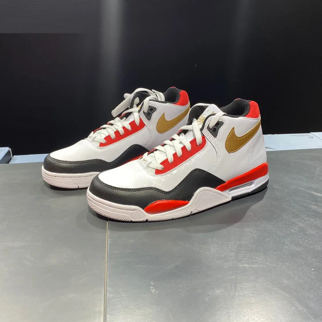 Alternative view of Giày Nike Flight Legacy White Red Gold DD8493-169