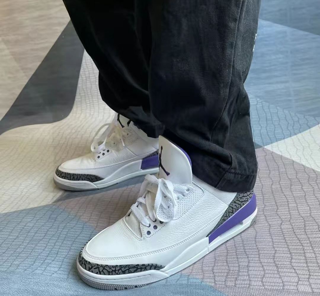 Giày Nike Air Jordan 3 Retro 'Dark Iris' CT8532-105 - Ảnh 4