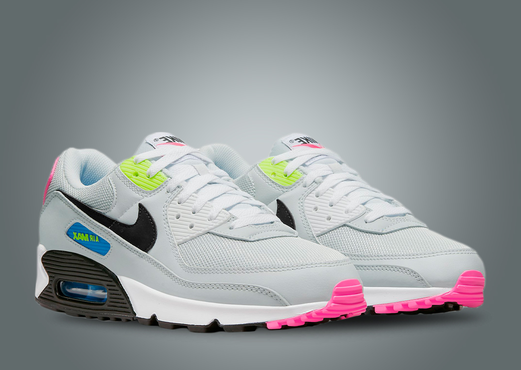 Giay Nike Air Max 90 'Grey Neon' DZ4398-001