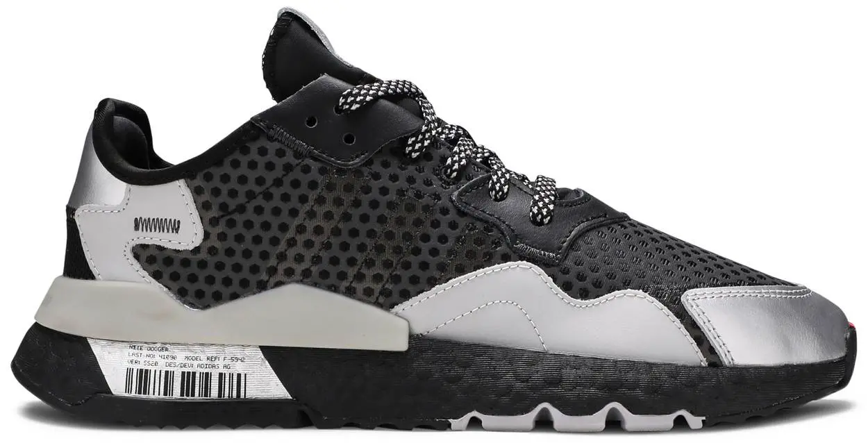 Giày Adidas Nite Jogger 'Bar Code Graphic' EF5407