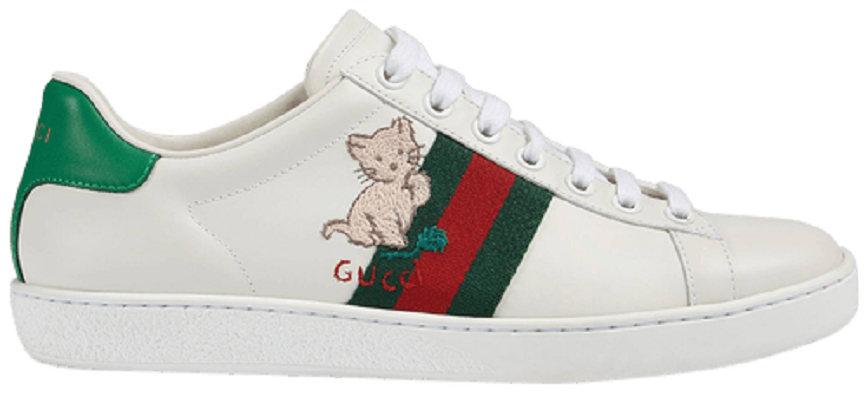 Giày Gucci Wmns Ace 'Kitten'  630616 1XG60 9114