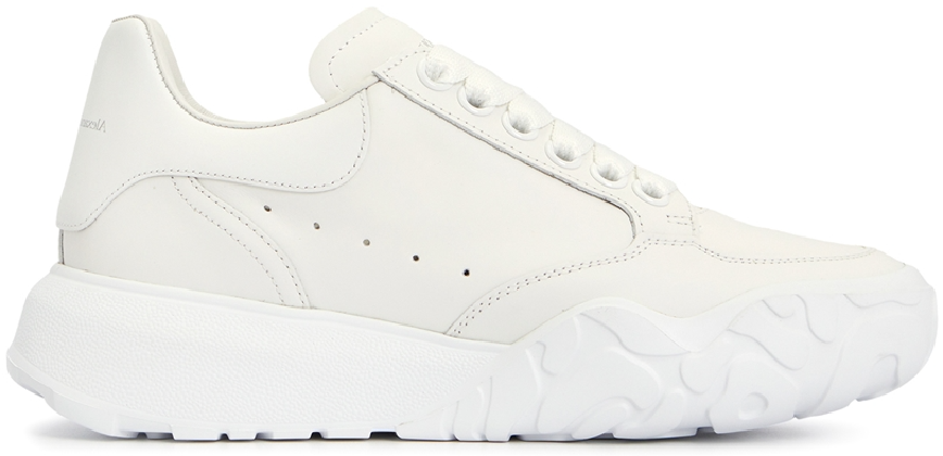 Giay Alexander Mcqueen New Court 'White' 633915-WIZ98-9000