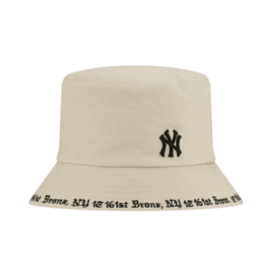 Alternative view of Mũ MLB Gothic Stadium Bucket Hat New York Yankees White 32CPHG011-50B