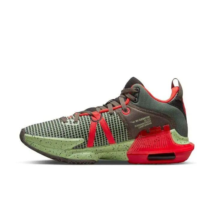 Alternative view of Giày Nike LeBron Witness 7 EP 'Black Crimson Alligator' DM1122-001