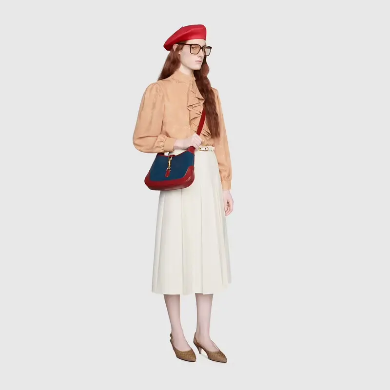 Alternative view of Túi Gucci Jackie 1961 Small Shoulder 'Navy' 636706-10OBG-4484
