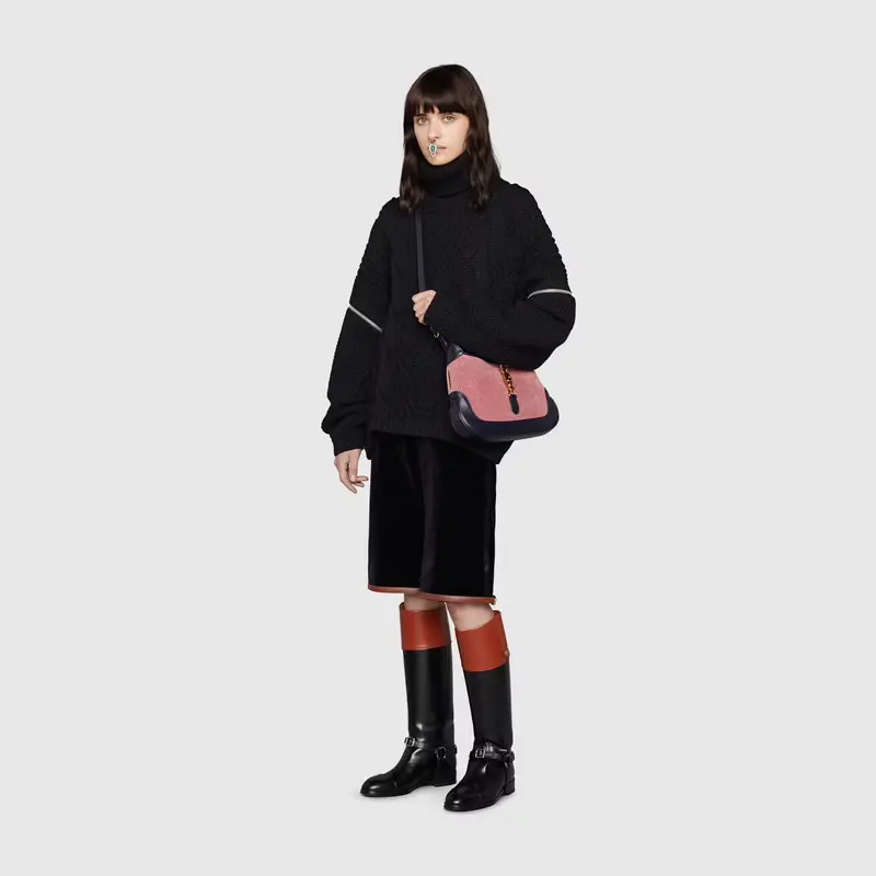Alternative view of Túi Gucci Jackie 1961 Small Shoulder Pink Corduroy 636706-2S8AG-6781