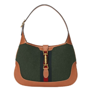 Túi Gucci Jackie 1961 Small Shoulder Bag Dark Green Fabric ‎636706-HS3KG-3382