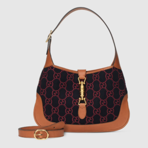 Alternative view of Túi Gucci Jackie 1961 'Blue Red' GG Wool Fabric ‎636706-HS3OG-8703