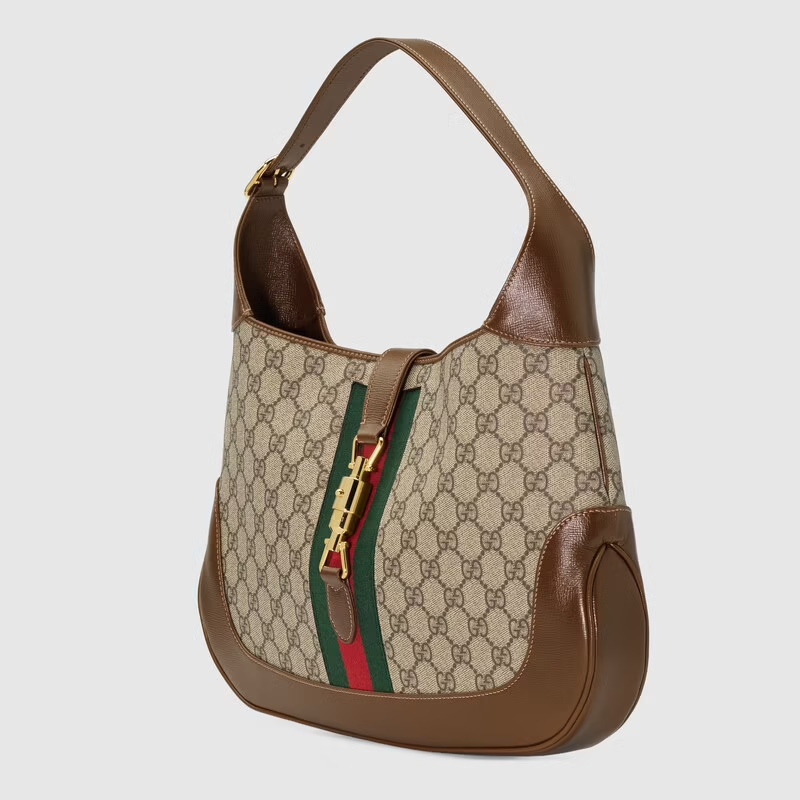 Túi Gucci Jackie 1961 Medium Shoulder Beige 636710-HUHHG-8565 - Ảnh 5