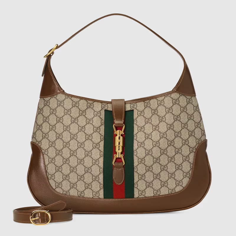 Túi Gucci Jackie 1961 Medium Shoulder Beige 636710-HUHHG-8565 - Ảnh 3