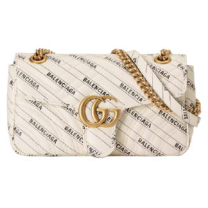 Túi Gucci The Hacker Project Smlall GG Marmont White Leather 443497-UK5AT-9099