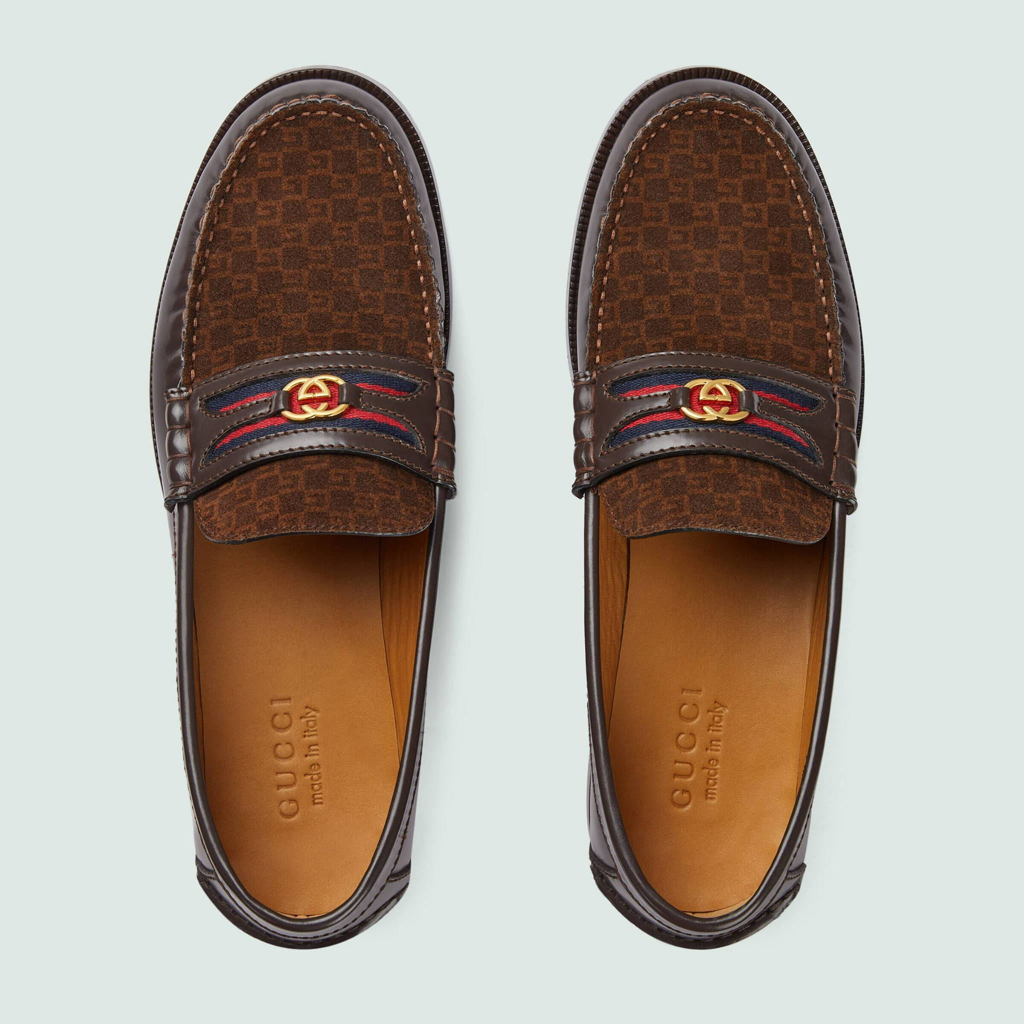 Giay Gucci Interlocking G 'Brown' 644724-AAA4N-2144