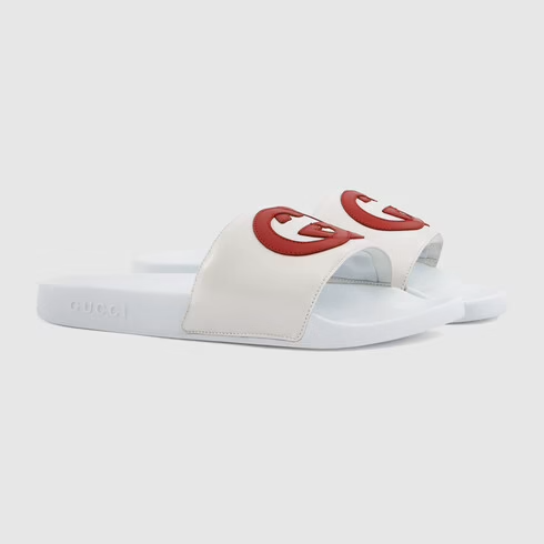 Dép Gucci Slide 'Interlocking G White' 644756-0R0F0-9083 - Ảnh 5