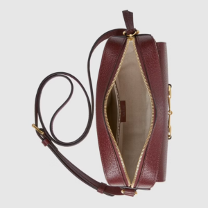 Alternative view of Túi Gucci Horsebit 1955 GG 'Burgundy' 645454-9Y9NG-9865